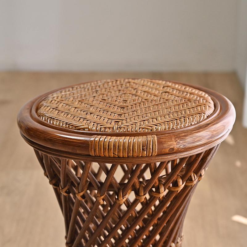 籐の椅子 スツール 腰掛け 脱衣所 脱衣場 玄関 業務用 備品 C4141CR