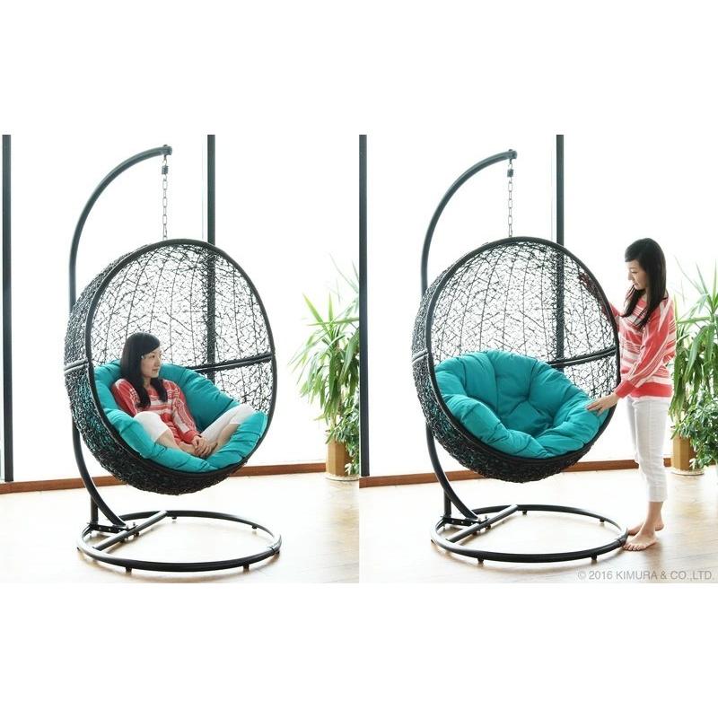 バンキングチェア◎2色ブルー、クリーム