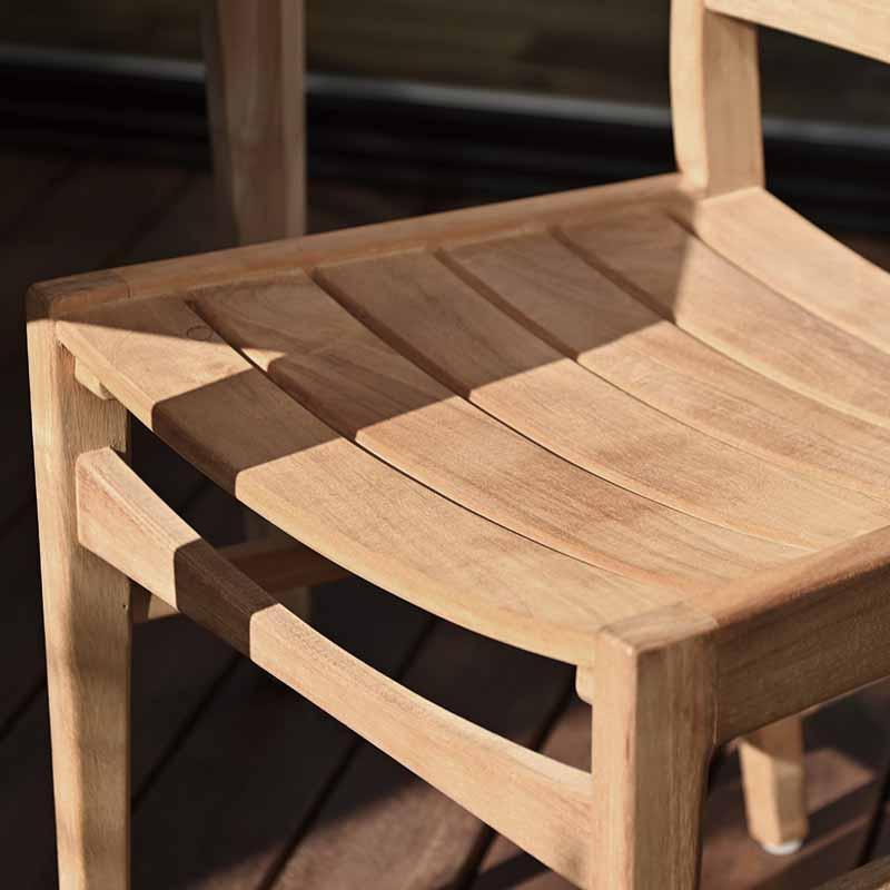 ガーデンチェア 1脚 木製 ダイニングチェア チーク無垢材 C540XX 爆買 |  | 05