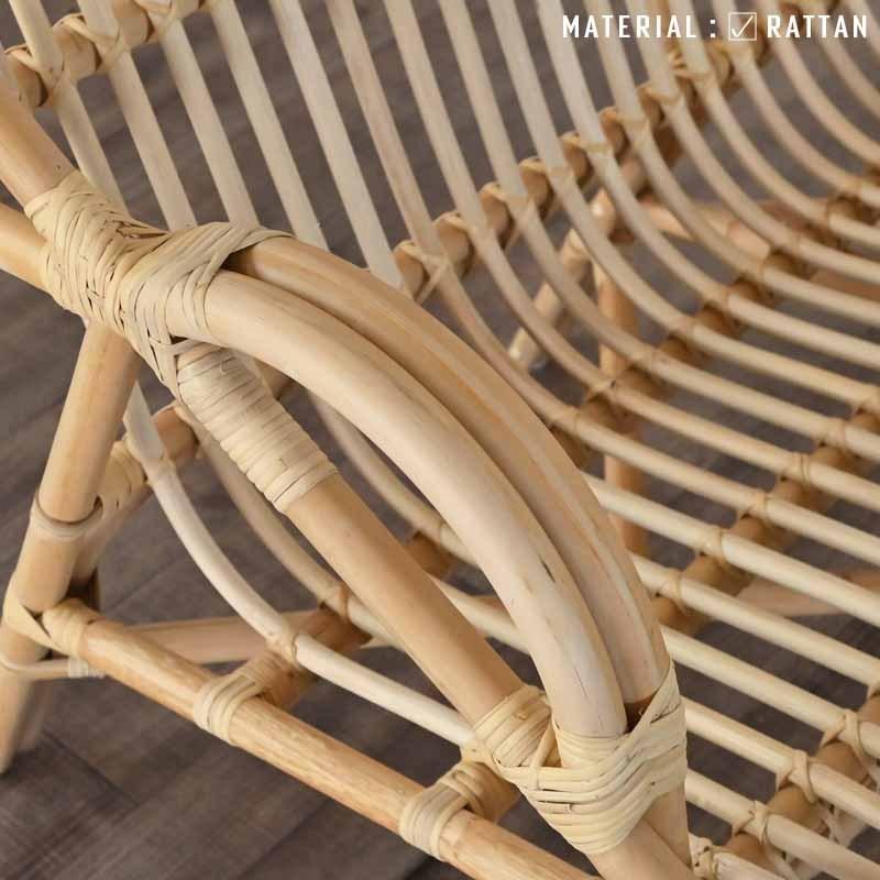 ソファ 2人掛け ラタン おしゃれ ナチュラル 北欧 D1292NX 爆買