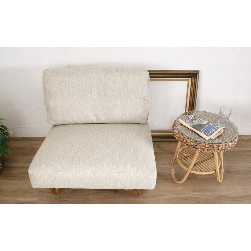 ソファ 1人掛け 木製 クッション カジュアルハワイアン D1401ASE 爆買