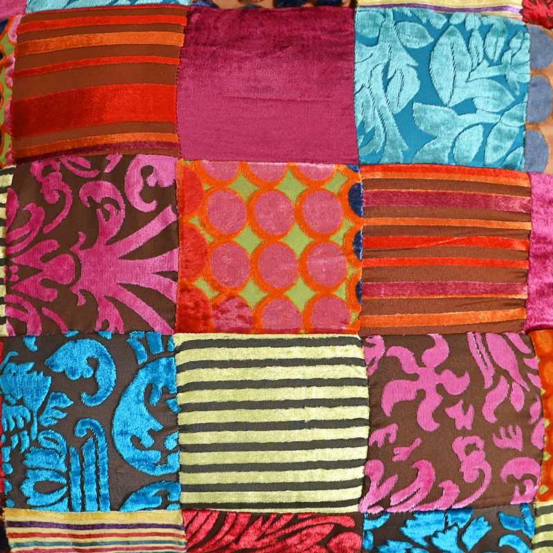 オットマン 足置き フットレスト パッチワーク クッション モロッコ ON＆ON DLR070ML 爆買 |  | 06