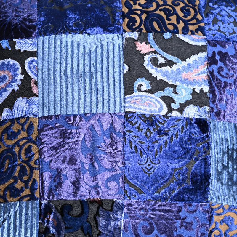 クッション おしゃれ 45×45cm 正方形 ファブリック パッチワーク