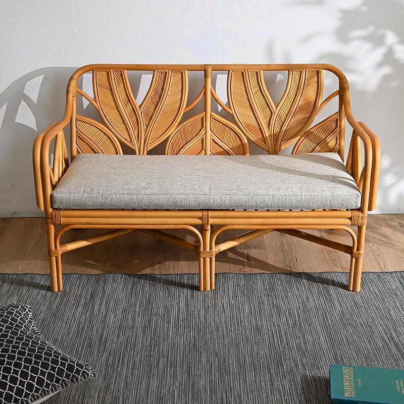 ラタンチェア 2人掛け ラタンソファ 120cm幅 二人用 ECD1492MXZ 爆買