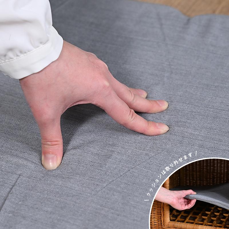 ペットハウス テーブル ラタン ミニテーブル 籐 机 つくえ ペット