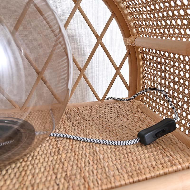 アジアン家具 ラタン チェスト オープンラックラック ECG701NX