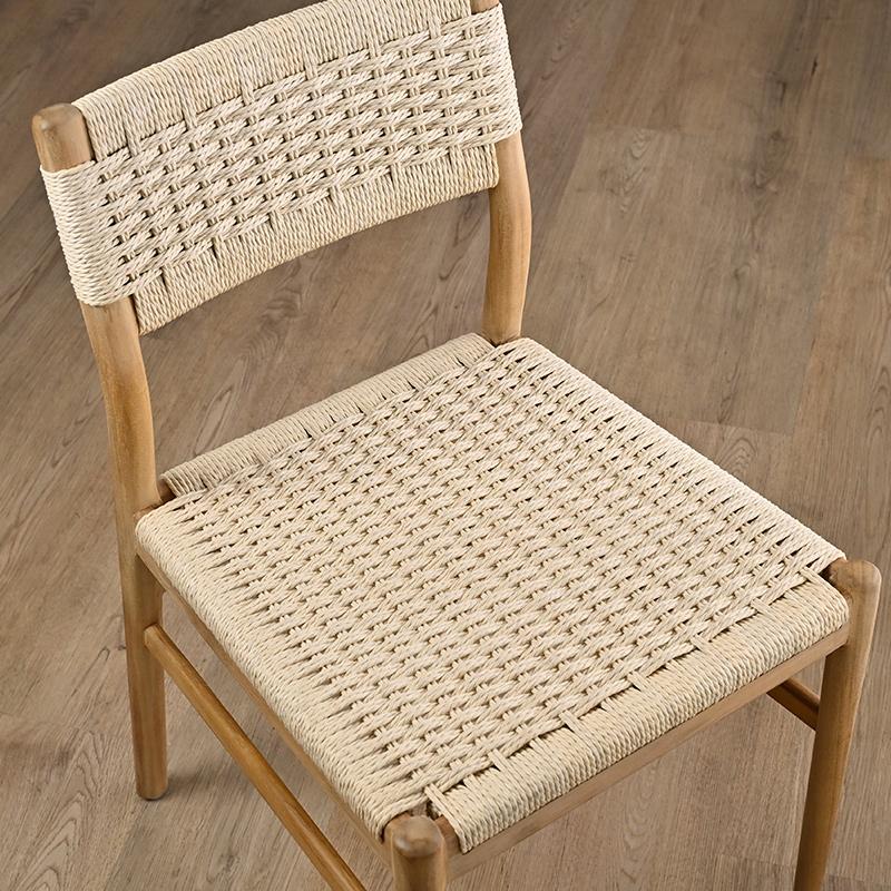 ダイニングチェア ペーパーコード 木製 無垢材 チーク デスクチェア ナチュラル アジアン 北欧 韓国インテリア ETC331RX 爆買 |  | 01