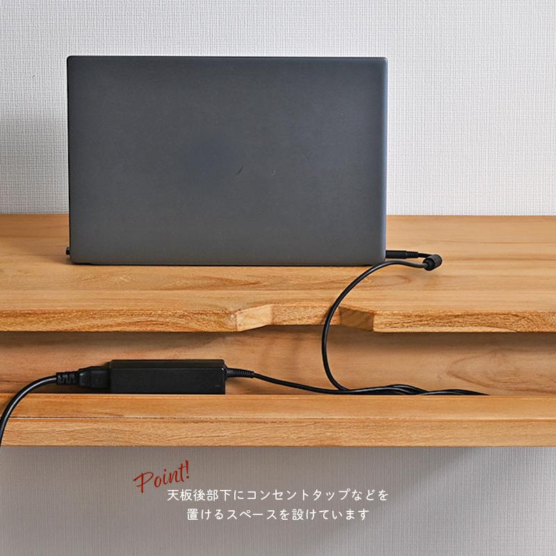 コンパクトデスク ドレッサー 78cm幅 パソコンデスク 引き出し収納付