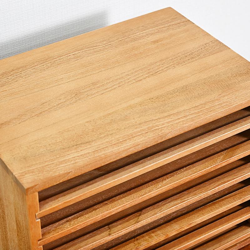 アジアン家具 チーク無垢 カルテーケース 書類ラック 書類ケース 書類