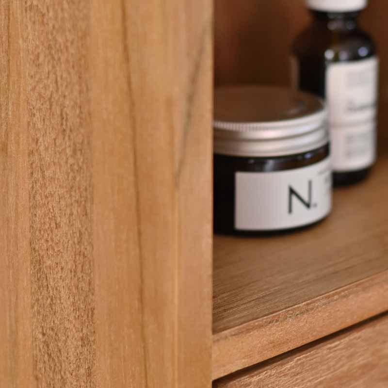 収納ケース 引き出し おしゃれ ミニチェスト 小物入れ 木製 チーク無垢