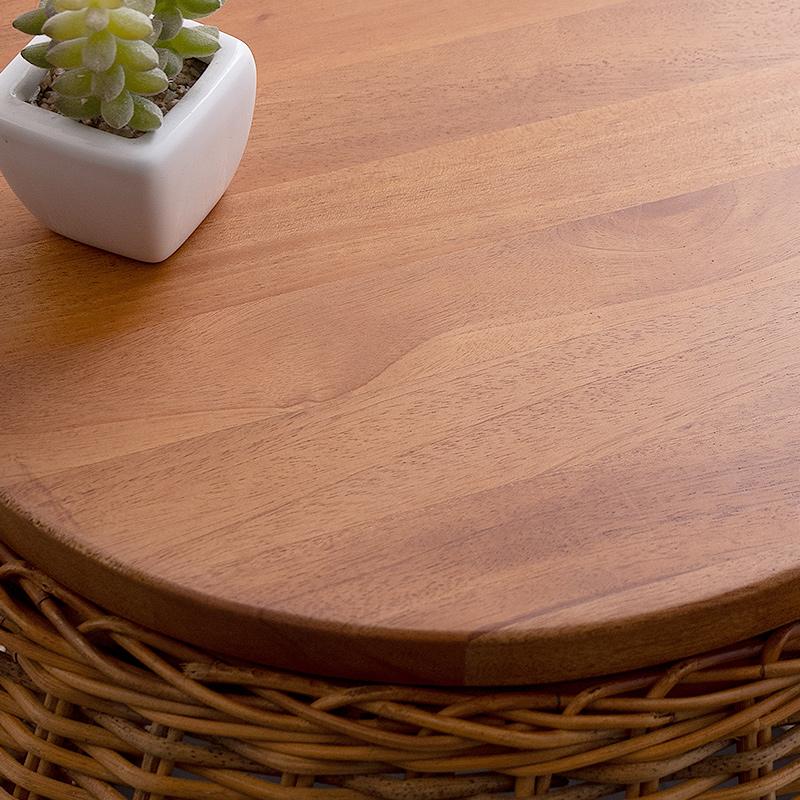 ペットハウス テーブル ラタン ミニテーブル 籐 机 つくえ ペット