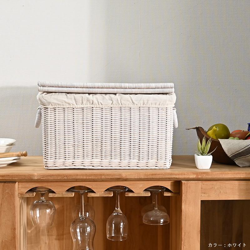 籐家具 ラタン製 収納ボックス バスケット GK520M 爆買 : ランドマーク
