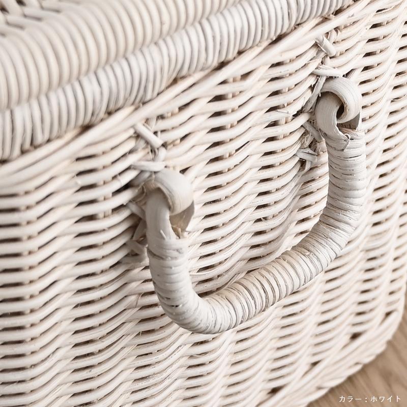 籐家具 ラタン製 収納ボックス バスケット GK520M 爆買 : ランドマーク