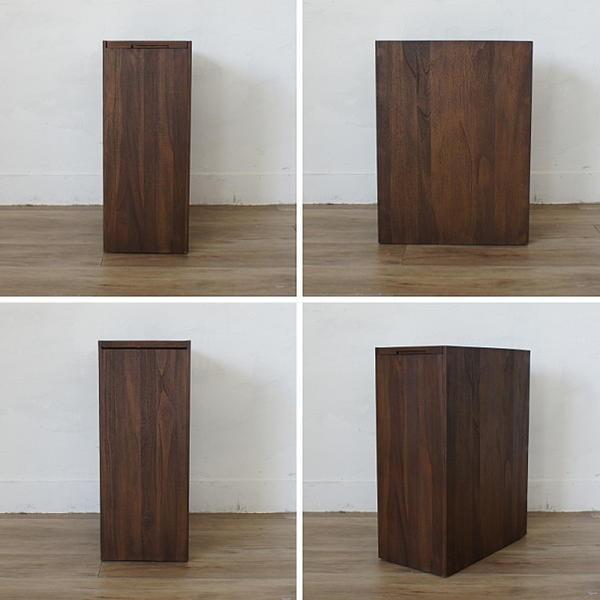 アウトレット】ゴミ箱 ダストボックス 45リットル ふた付き 木製 分別