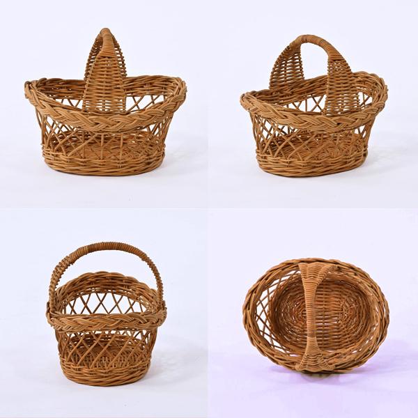 インテリア籠 ウォーターヒヤシンス 舟型インテリア バスケット Lサイズ : MERCADO