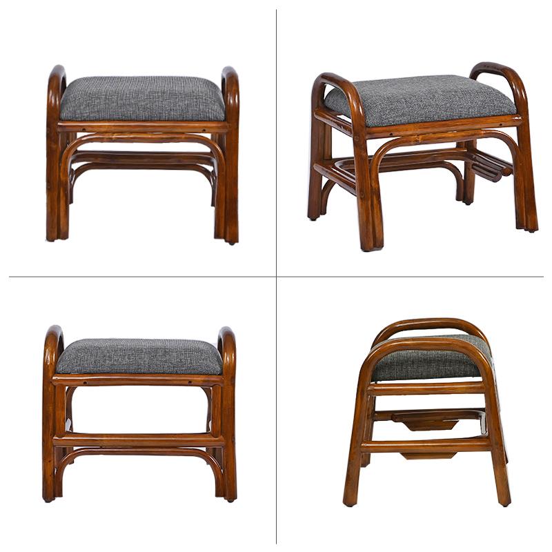 【美品】スツール カウンターチェア アジアン家具 ラタン 昭和レトロ アジアン家具 ラタン つかまり立ちスツール 1脚 籐製 母の日 父の日