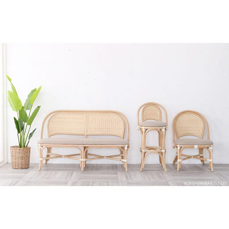 北欧レトロ オリバー メタルフレーム ラタンカウンターチェア バーチェア 木製 北欧レトロ オリバー メタルフレーム ラタンカウンターチェア