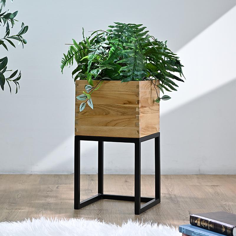 プランターボックス プランターラック 幅28cm 植木鉢棚 リビング