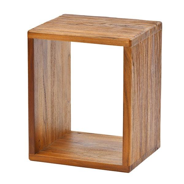 収納ボックス ラック 本棚 A4サイズ対応 木製 チーク無垢 R080DM 爆買