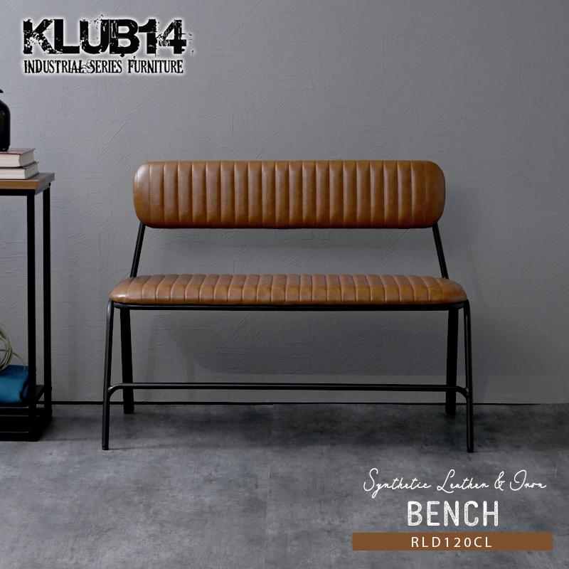 ダイニングチェア ベンチ アイアン レザー インダストリアル