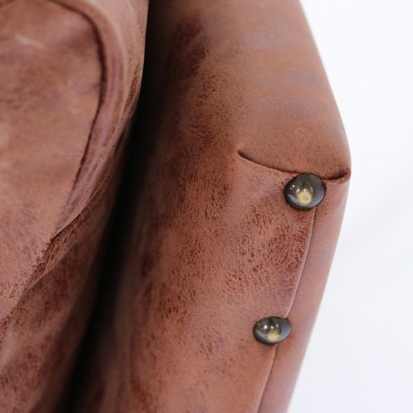 アウトレット 展示品 数量限定 ソファー 2人掛け レザー  アイアン インダストリアル KLUB14 NATASHA RLD140BR 爆買 |  | 04