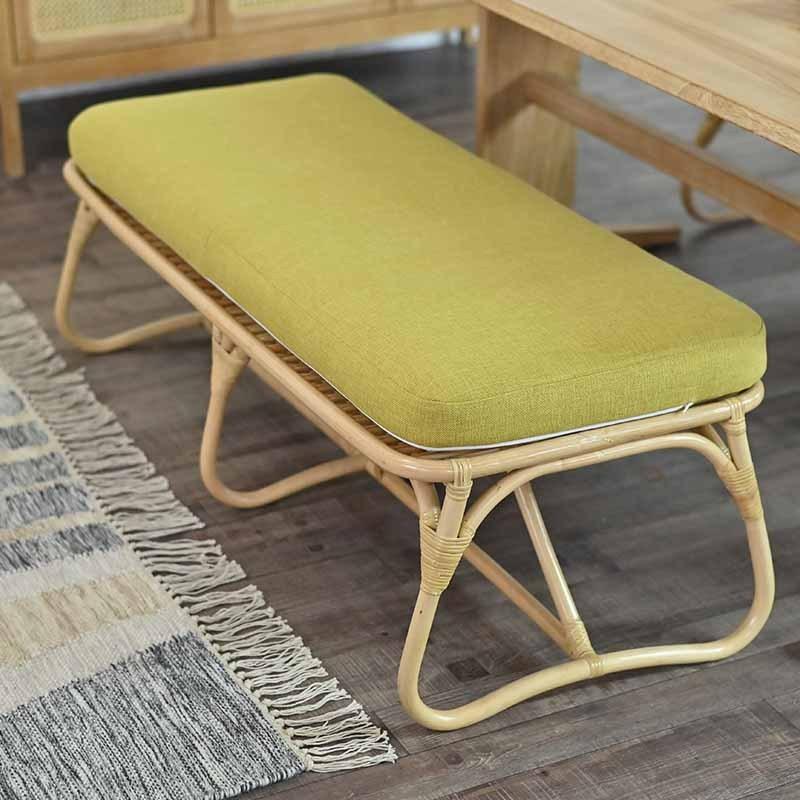 アウトレット品 アジアン家具 ラタン ダイニングベンチ 108cm幅