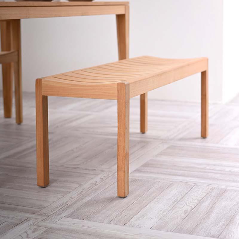 ガーデンベンチ 111cm幅 木製 チーク 無垢材 無塗装 S255XX 爆買