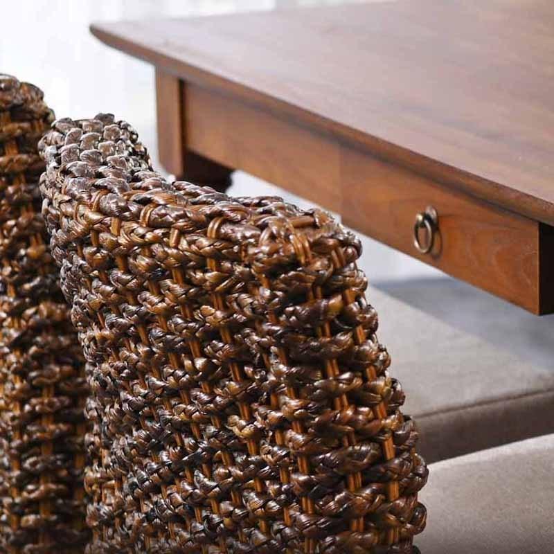 ダイニングチェア 2脚セット ウォーターヒヤシンス 木製 おしゃれ アジアン インテリア SET2-ACC350DK 爆買