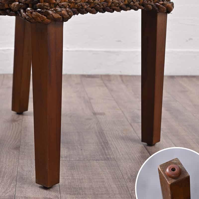 ダイニングチェア 2脚セット ウォーターヒヤシンス 木製 おしゃれ アジアン インテリア SET2-ACC350DK 爆買