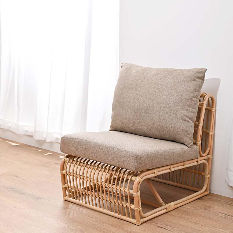 ラタン 1人掛けソファ 2点セット SET2-ECD351NXZ【爆買】 : ランド