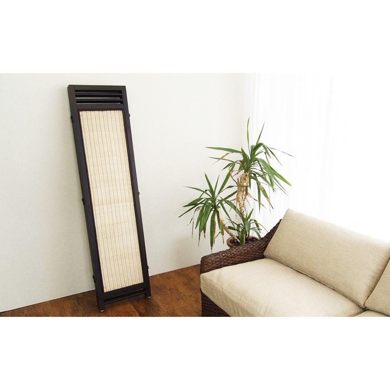 間仕切り 3連 パーテーション おしゃれ ラタン アジアン SW07N 爆買