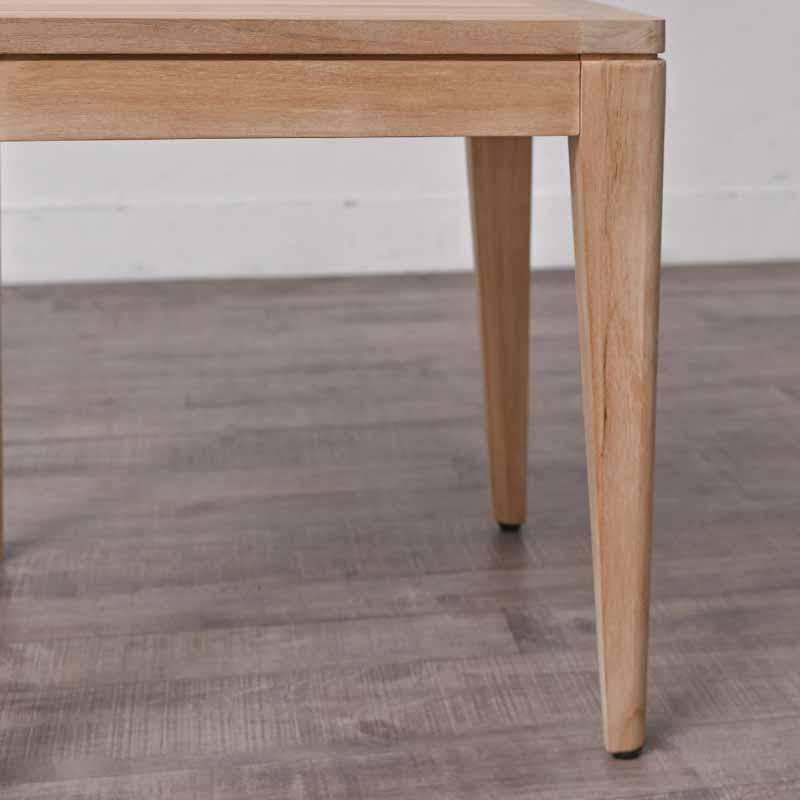 ガーデンテーブル 木製 サイドテーブル コーヒーテーブル チーク無垢材 無塗装 T015XX 爆買 |  | 07