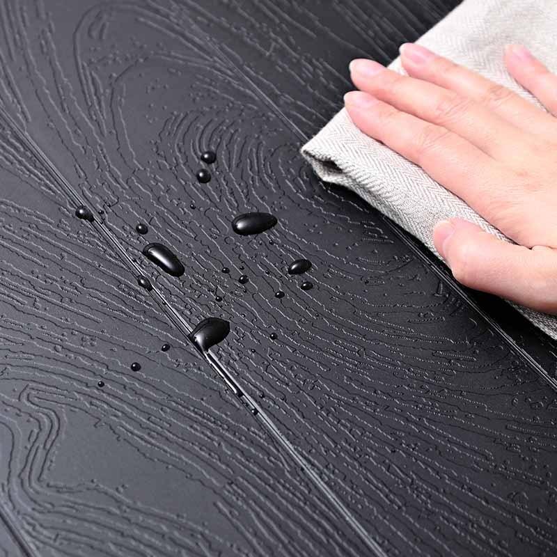 ガーデンテーブル 120cm幅 ブラック 屋外 軽い パラソル穴有り 人工