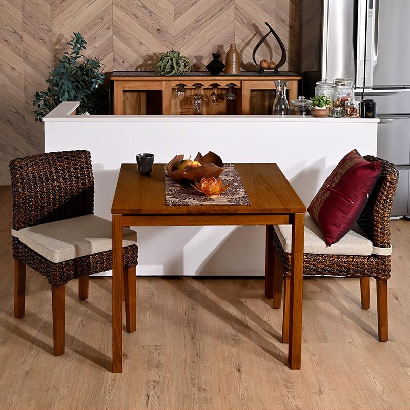 ダイニングテーブル&チェアー2個 園田産業 搬入・組立設置付き 国産 ダイニングテーブルセット