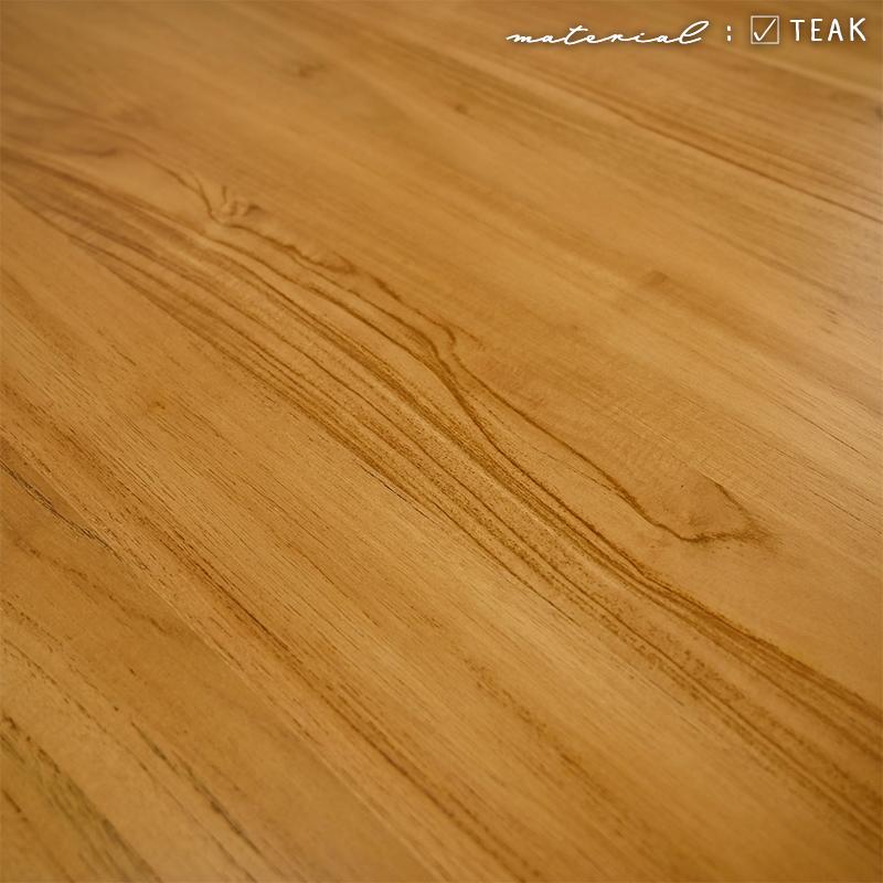 ダイニングテーブル 単品 120cm幅 木製 4人用 チーク無垢材 T332WX