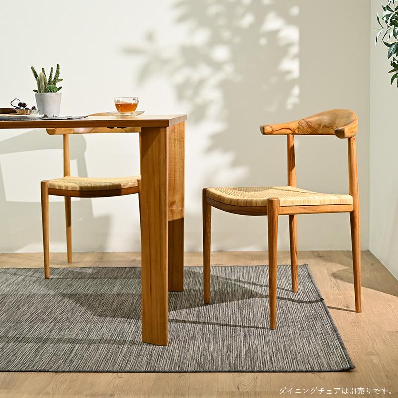 アンティーク　木製ダイニングテーブル(チェア別売り) ダイニングテーブル 単品 120cm幅 木製 4人用 チーク無垢材