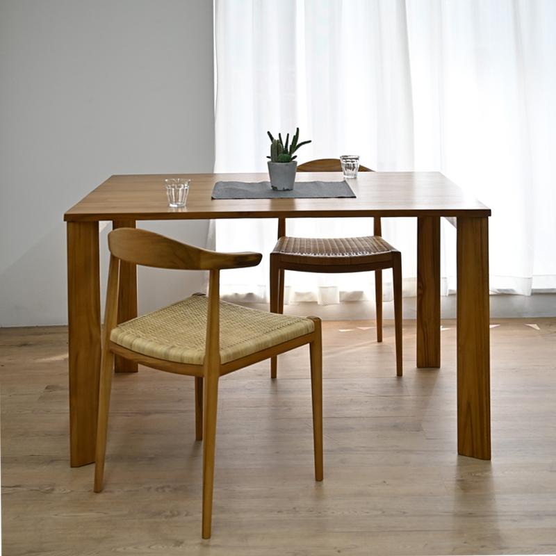 DIC20 スキャンティーク ルイス ダイニングテーブル チーク無垢材 DIC20 スキャンティーク ルイス ダイニングテーブル チーク無垢