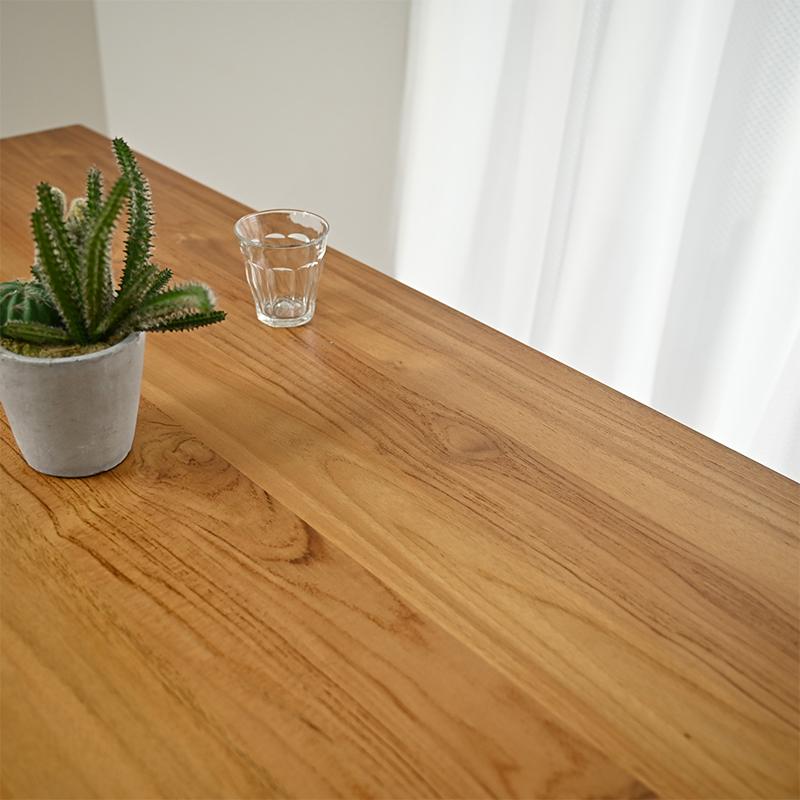 ダイニングテーブル 単品 120cm幅 木製 4人用 チーク無垢材 T332WX