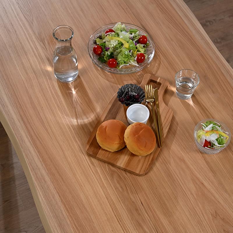 ほぼ一枚板ダイニングテーブル 単品 ナチュラル 150cm幅 4人用 T3615NA