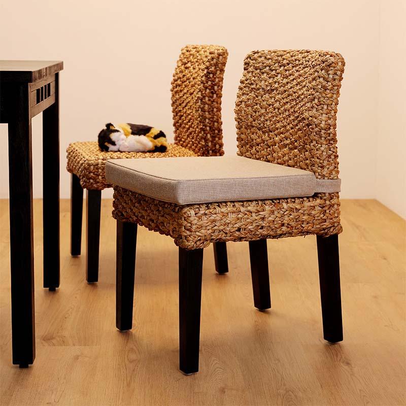 カリッジマーケット ダイニングテーブル 5点セット　ウォーターヒヤシンス 楽天市場】ダイニングテーブル5点セット アジアン家具 バリ家具