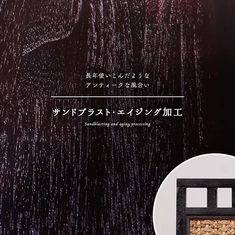 アジアン家具 ダイニングテーブルセット 4人用 5点セット 120cm ウォーターヒヤシンス T37A3094 爆買の画像