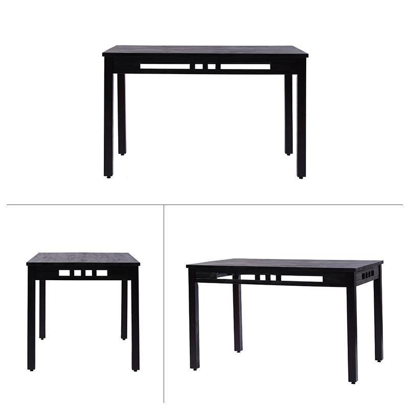 アジアン家具 ダイニングテーブルセット 4人用 5点セット 120cm