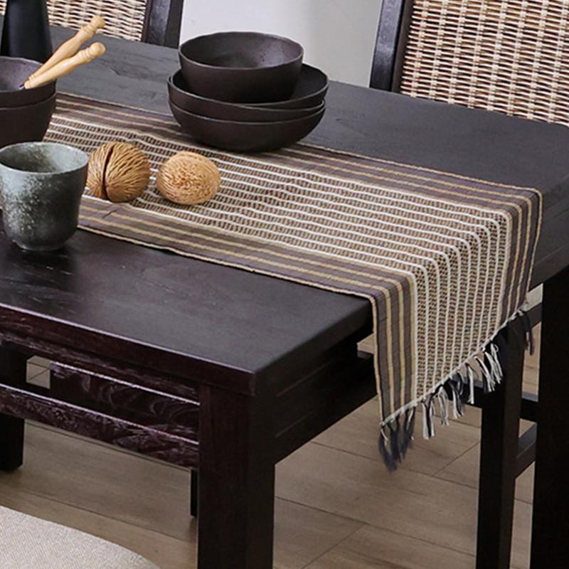 アジアン家具 ダイニングテーブルセット 4人用 5点セット 150cm バナナリーフ T57A4044 爆買の画像
