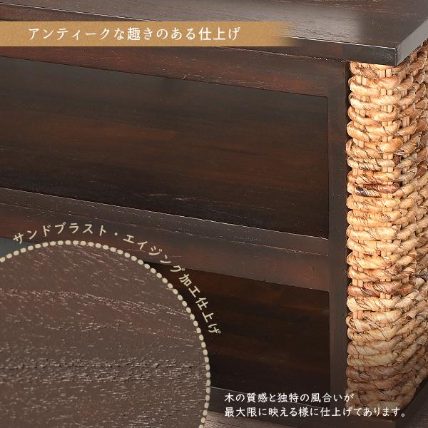 テレビ台 テレビボード 120cm幅 おしゃれ 木製 バナナリーフ アジアン