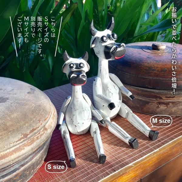アジアン雑貨 バリ ウシ オブジェ 置物 インテリア おしゃれ