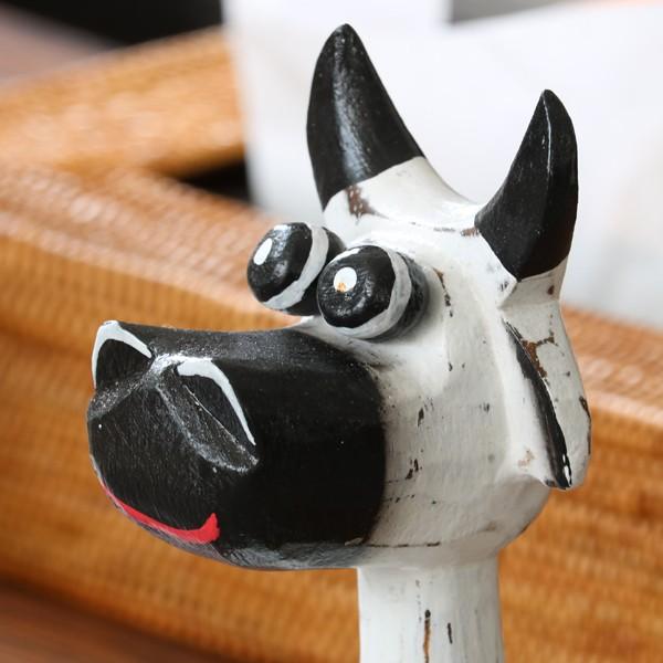 アジアン雑貨 バリ ウシ オブジェ 置物 インテリア おしゃれ 木製