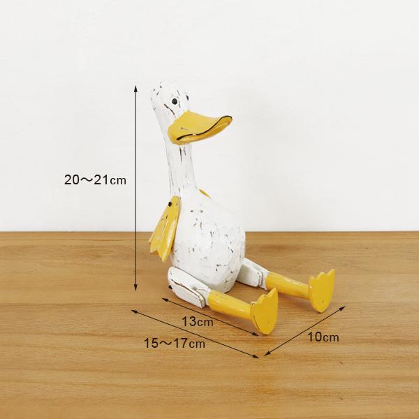 アジアン雑貨 バリ アヒル オブジェ 置物 インテリア おしゃれ 木製
