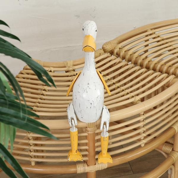 アジアン雑貨 バリ アヒル オブジェ 置物 インテリア おしゃれ 木製