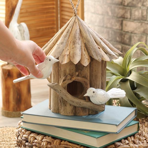 ❤️送料込 アンティーク調 鳥かご 木製 アジアン雑貨 バリ島