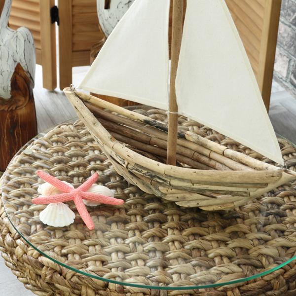 アジアン雑貨 ボート 木製オブジェ Z070832G 爆買 : ランドマーク